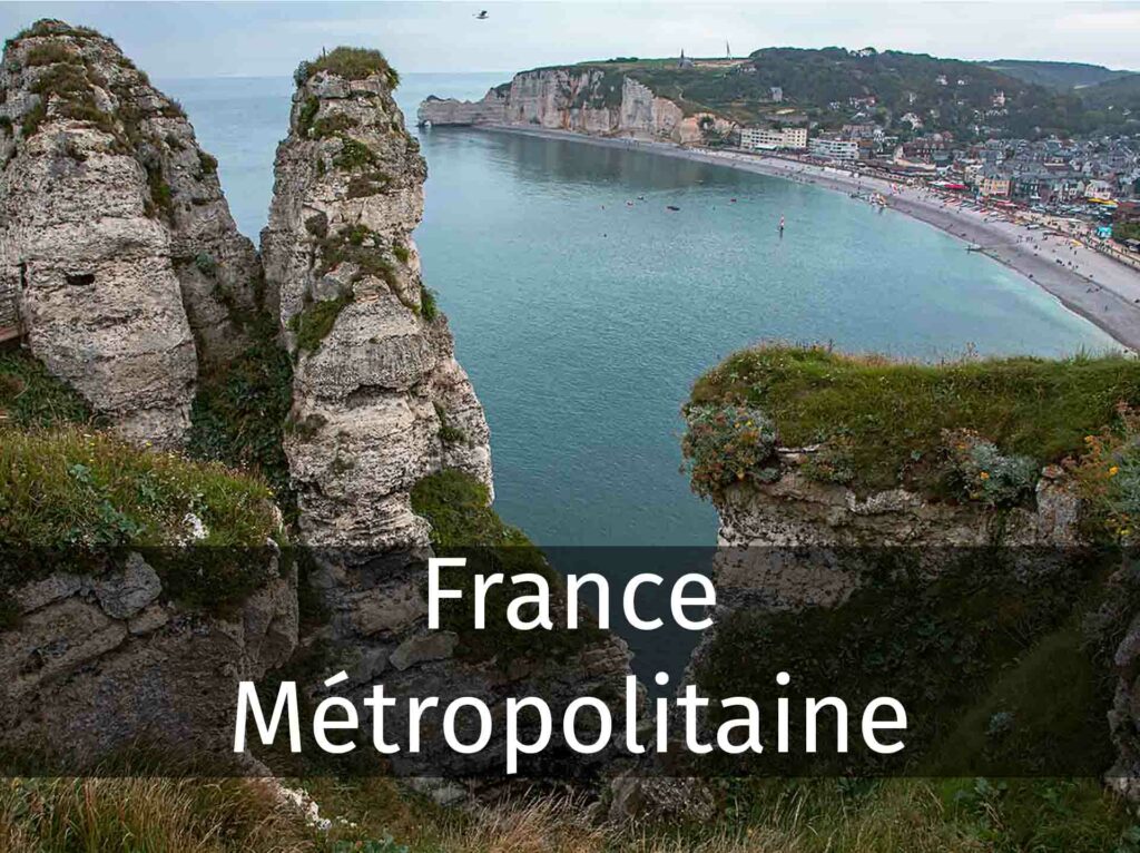 photo de paysage d'Etretat en Normandie