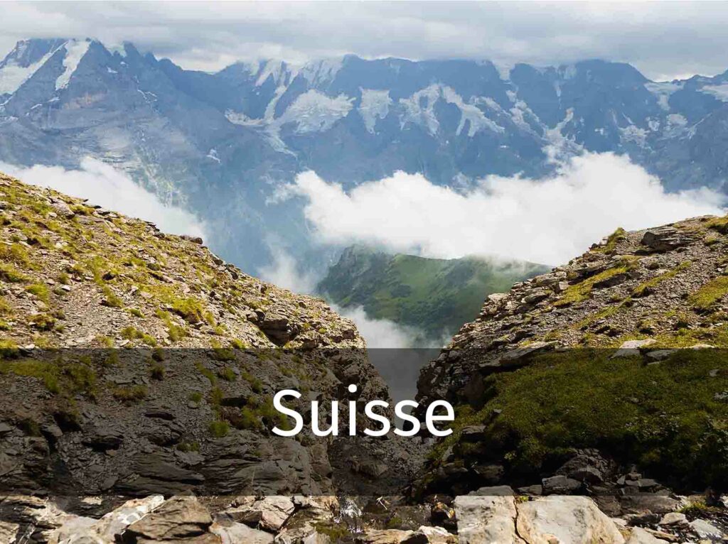 photo de paysage des alpes suisses
