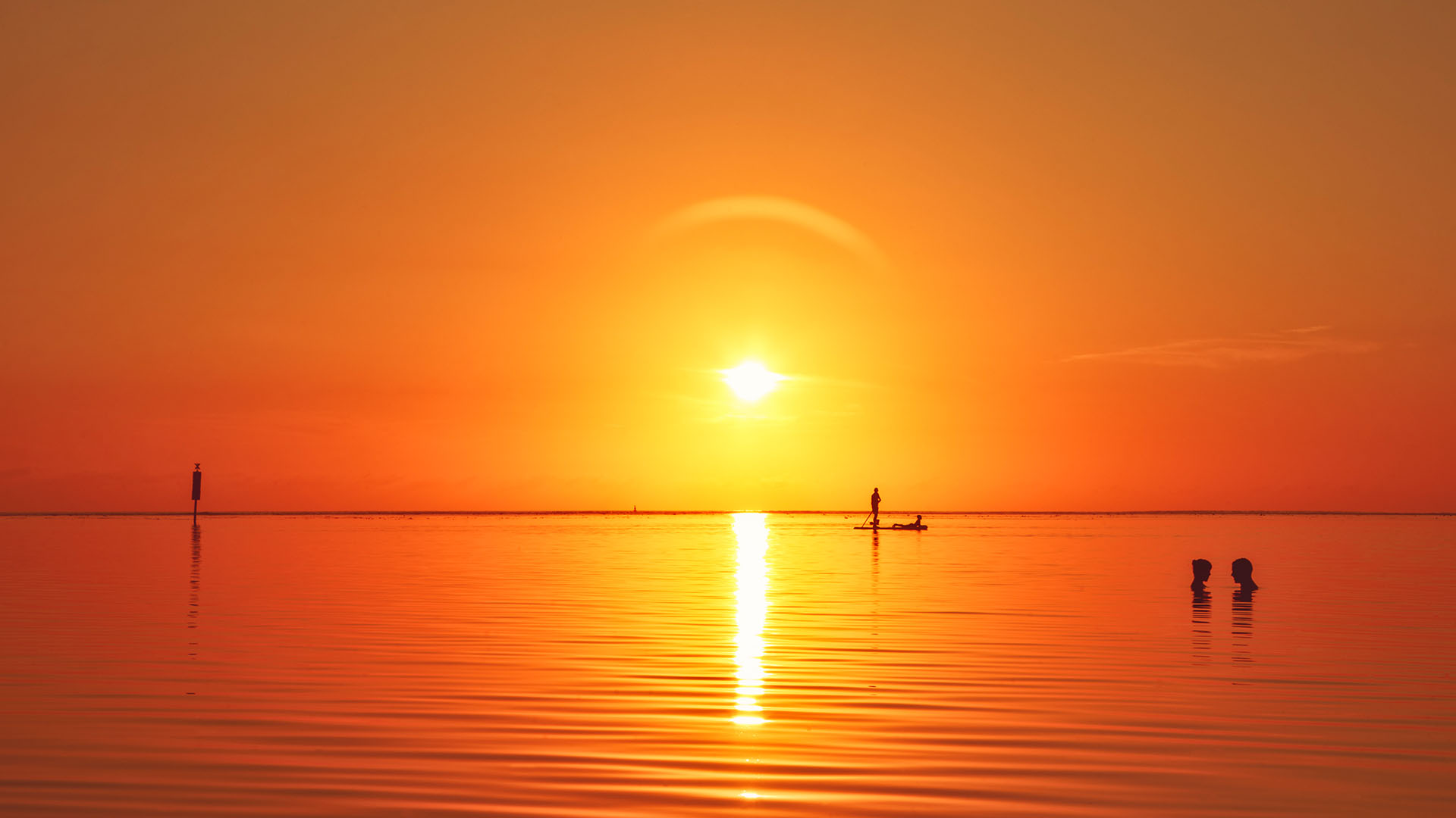 photo de paysages de coucher de soleil avec ombres
