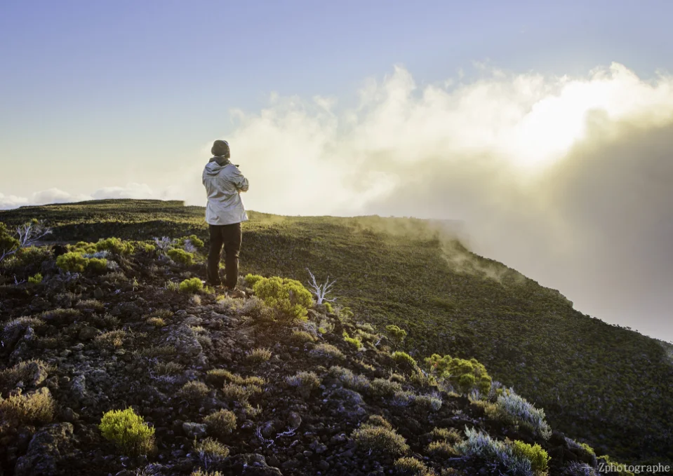 photo de paysage de l'île de la Réunion avec le photographe
