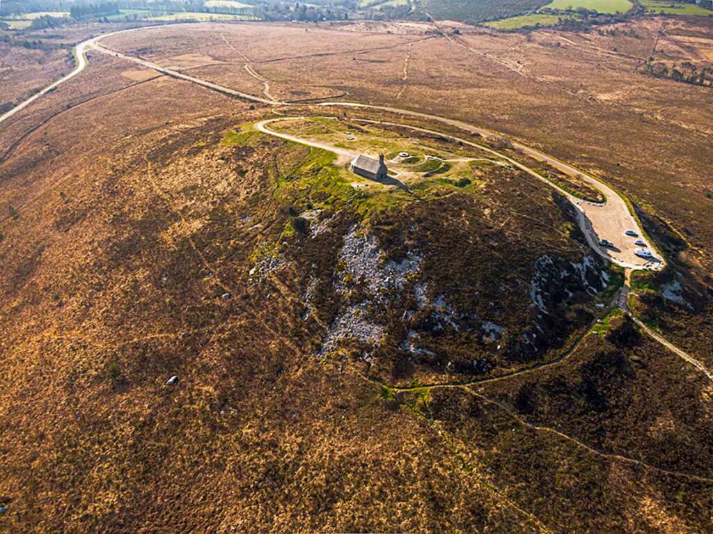 photo de paysage par drone pris par rdijoux montrant les monts d'Arée